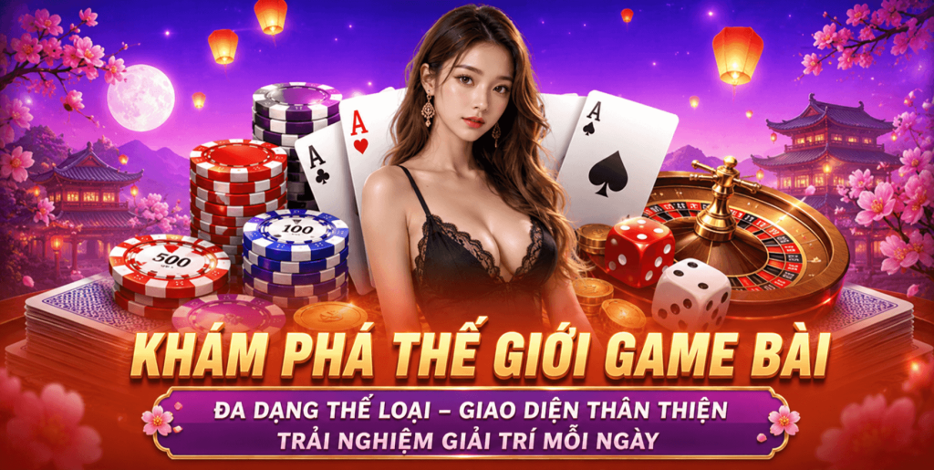 TỔNG HỢP CÁC GAME BÀI PHỔ BIẾN,CẬP NHẬT THƯỜNG XUYÊN – GIAO DIỆN THÂN THIỆN – NHIỀU LỰA CHỌN GIẢI TRÍ